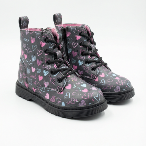 Bottines Fille Lovely Hearts  – Importées d’Espagne 🇪🇸