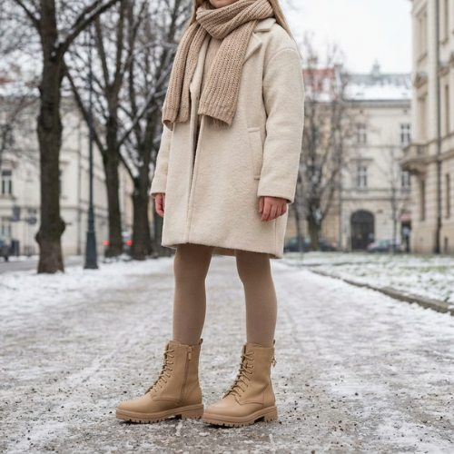 Bottines fille élégantes à lacets – Importées d’Espagne 🇪🇸