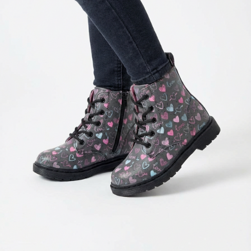Bottines Fille Lovely Hearts  – Importées d’Espagne 🇪🇸