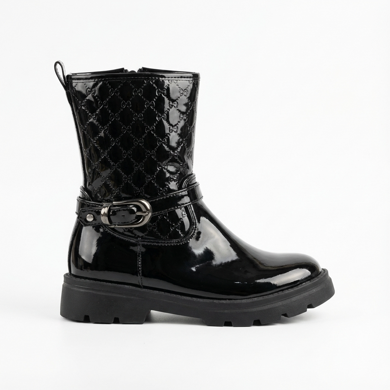 Bottines fille Noires foncé – Importées d’Espagne 🇪🇸