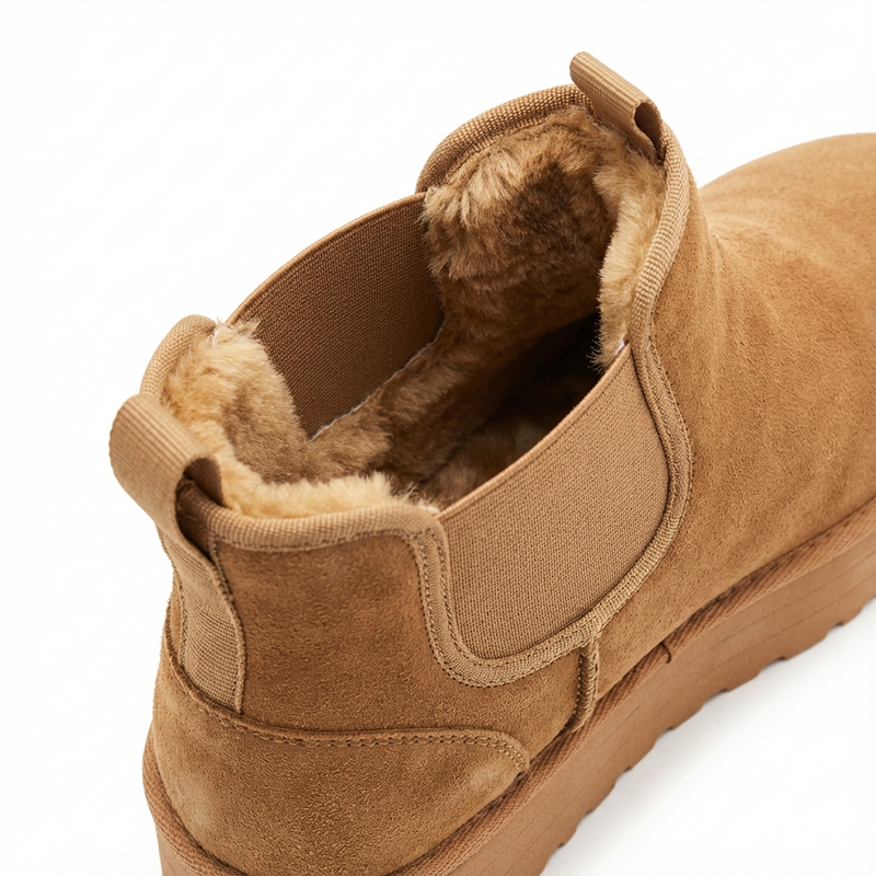 Bottines Camel Fourrées –  Importées d’Espagne 🇪🇸