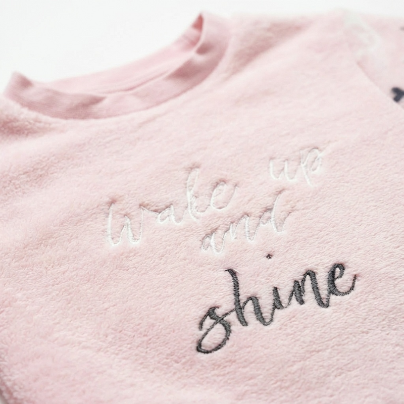Pyjama Fille Polaire « SHINE » – Fabriqué en Espagne 🇪🇸