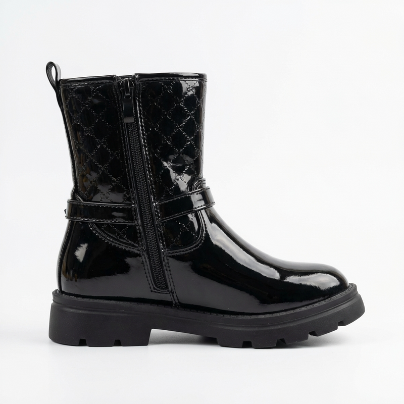 Bottines fille Noires foncé – Importées d’Espagne 🇪🇸