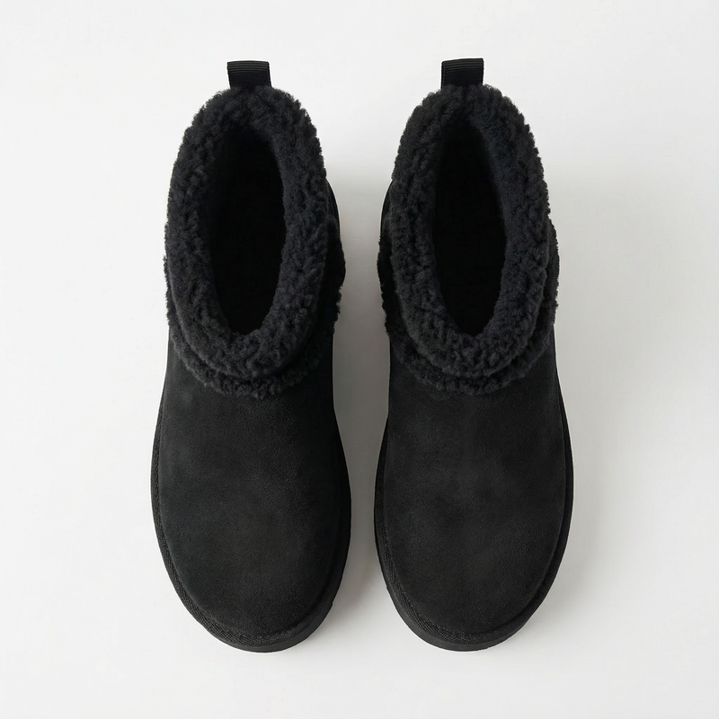 Bottines Noir Fourrées –  Importées d’Espagne 🇪🇸