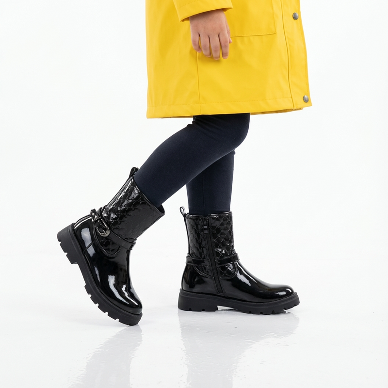 Bottines fille Noires foncé – Importées d’Espagne 🇪🇸