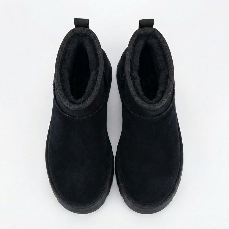 Bottines fourrées Noir femme – Importées d’Espagne 🇪🇸