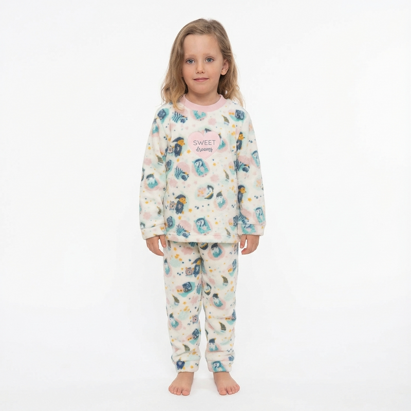 Pyjama Fille Ultra Doux – Spécial Hiver ❄️| Fabrication Espagnole 🇪🇸