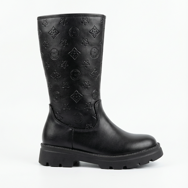 Bottes Fille Tendance Noire – Importées d’Espagne 🇪🇸