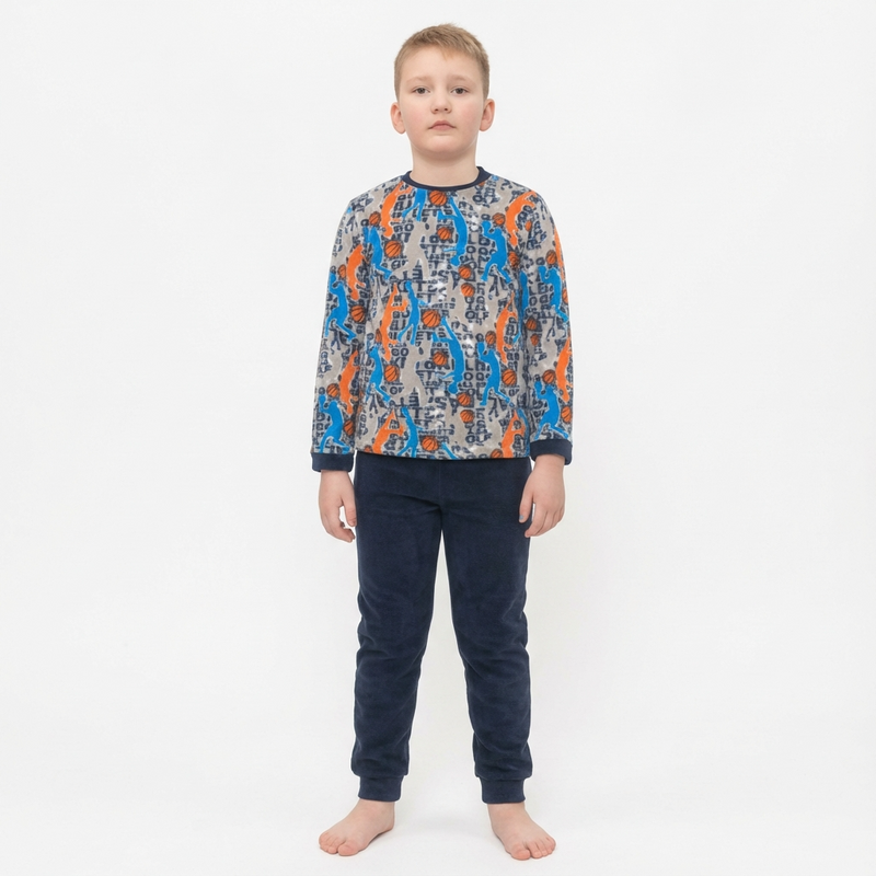 Pyjama Garçon Polaire « Graphiques » –| Fabrication Espagnole 🇪🇸