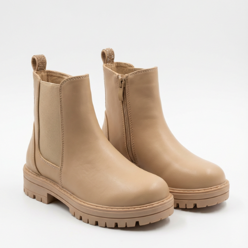 Bottines Chelsea Beige – Importées d’Espagne 🇪🇸
