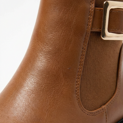 Bottines enfant marron, semelle antidérapante et design moderne – Maroc