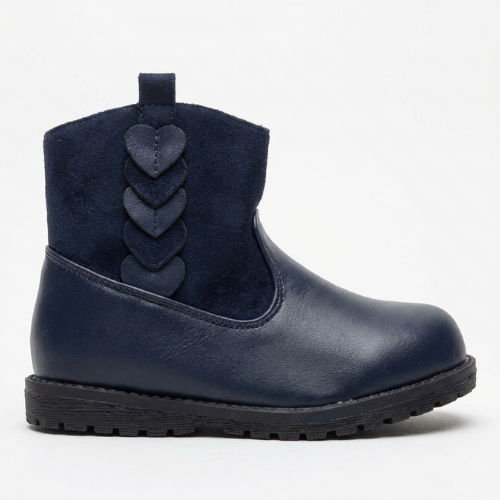 Bottines Fille Bleu Marine Élégantes – Importées d’Espagne 🇪🇸